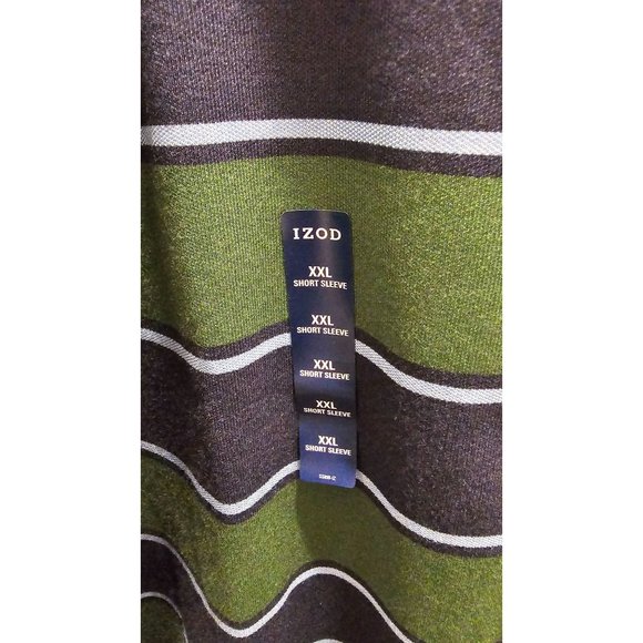 IZod Men's Advantage Performance Natural Stretch Polo, Greener Pasture, SZ 2X-La - Picture 1 of 7